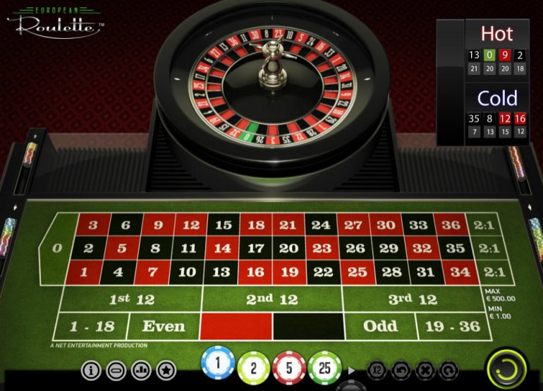 roulette european netent